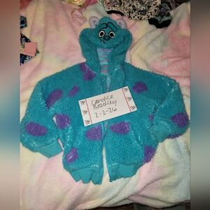 Little Sleepies MONSTERS INC Sully Sherpa Zip Hoodie